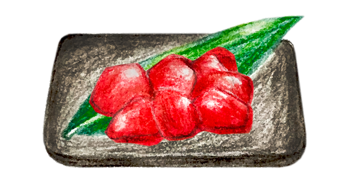 レバー 飲食店専門手描きイラスト そらまめ堂